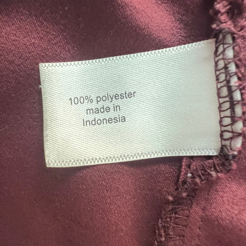 Lane Bryant Burgundy Sleeveless Blouse - Picture 8 of 11